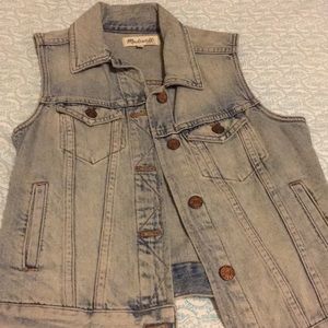 Madewell denim vest